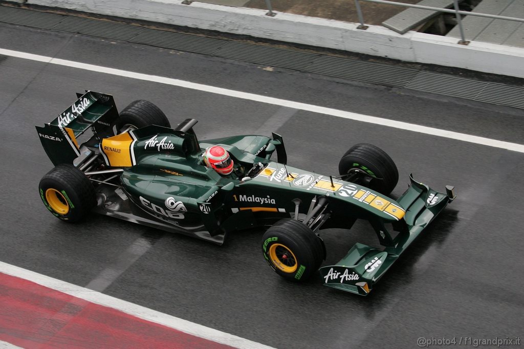 Barcelona Test Febbraio 2011, 20.02.2011- Jarno Trulli (ITA), Team Lotus, TL11 