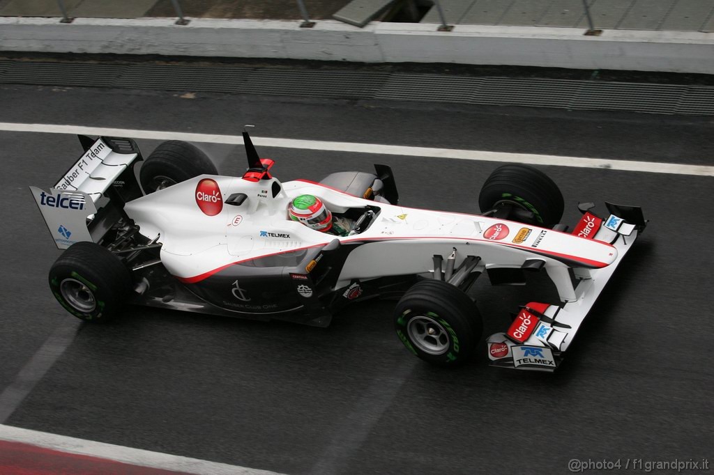 Barcelona Test Febbraio 2011, 20.02.2011- Sergio Pérez (MEX), Sauber F1 Team C30 