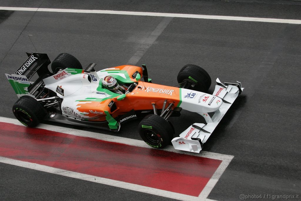 Barcelona Test Febbraio 2011, 20.02.2011- Adrian Sutil (GER), Force India F1 Team, VJM04 