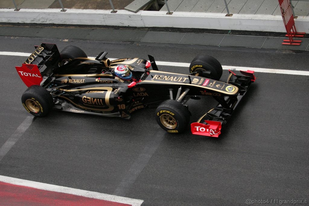 Barcelona Test Febbraio 2011, 20.02.2011- Vitaly Petrov (RUS), Lotus Renault GP, R31 