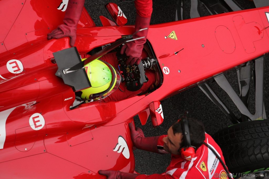 Barcelona Test Febbraio 2011, 20.02.2011- Felipe Massa (BRA), Ferrari, F-150 Italia 