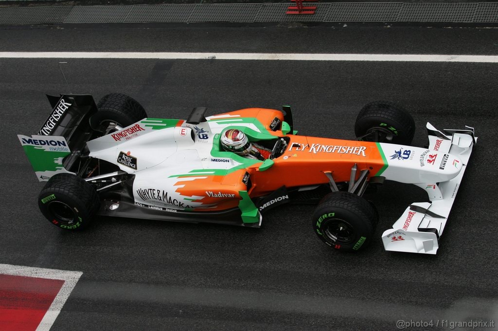 Barcelona Test Febbraio 2011, 20.02.2011- Adrian Sutil (GER), Force India F1 Team, VJM04 