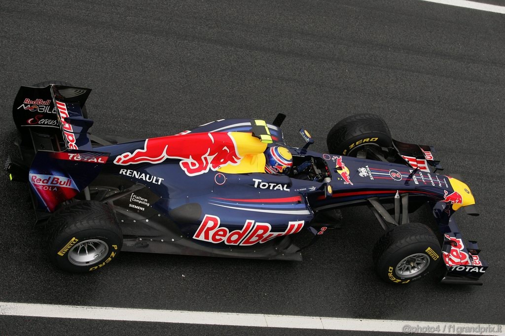 Barcelona Test Febbraio 2011, 20.02.2011- Mark Webber (AUS), Red Bull Racing, RB7 