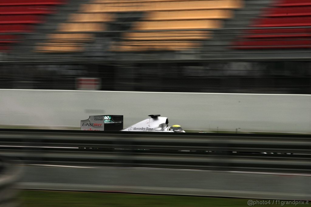 Barcelona Test Febbraio 2011, 20.02.2011- Nico Rosberg (GER), Mercedes GP Petronas F1 Team, MGP W02 