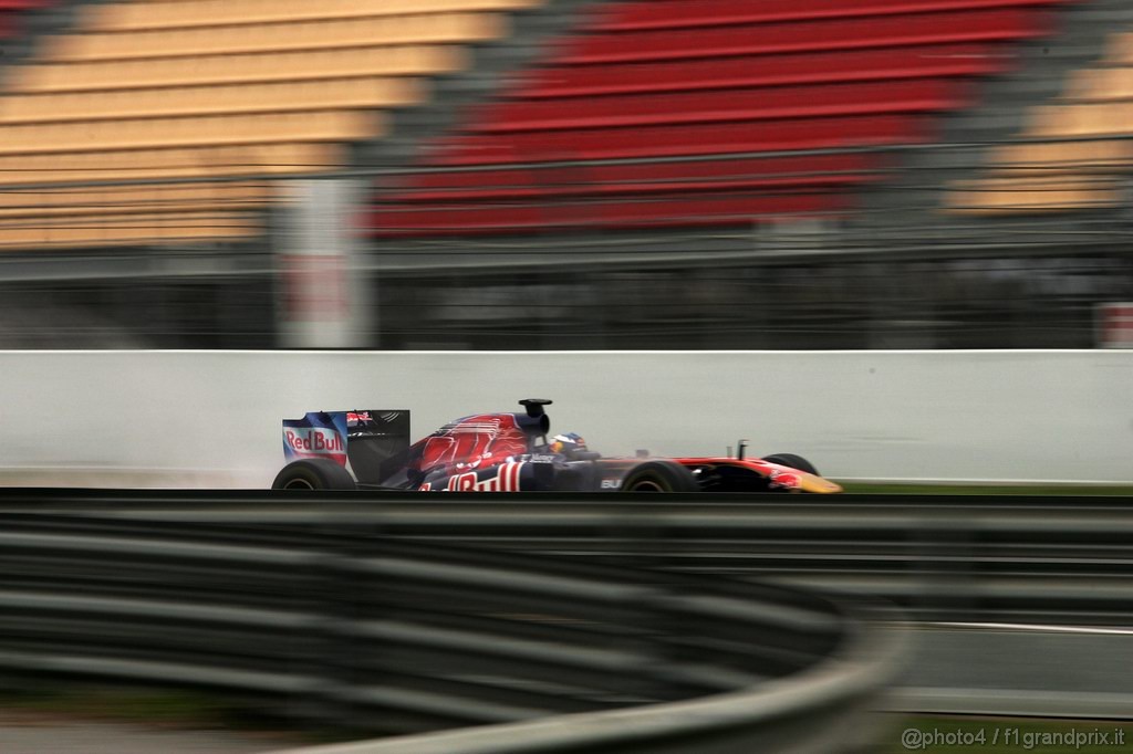 Barcelona Test Febbraio 2011, 20.02.2011- Daniel Ricciardo (AUS), Test Driver Scuderia Toro Rosso, STR6 