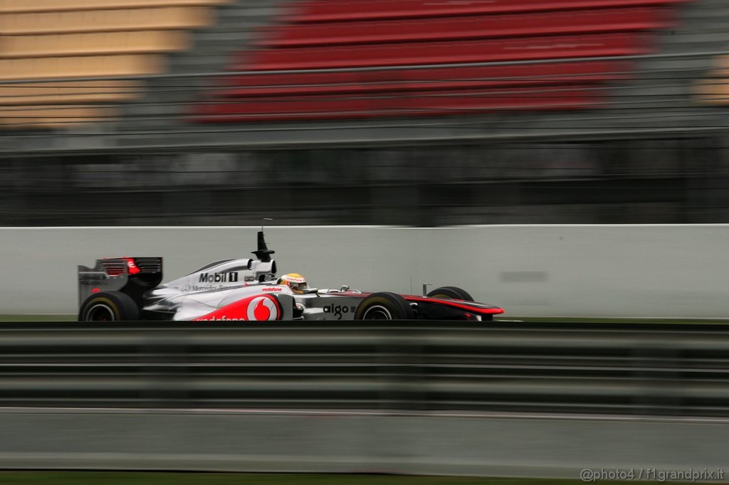 Barcelona Test Febbraio 2011, 20.02.2011- Lewis Hamilton (GBR), McLaren  Mercedes, MP4-26 