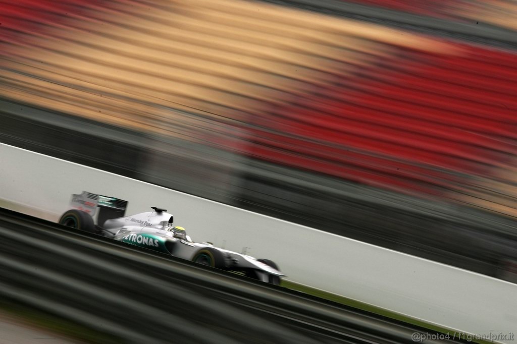 Barcelona Test Febbraio 2011, 20.02.2011- Nico Rosberg (GER), Mercedes GP Petronas F1 Team, MGP W02 