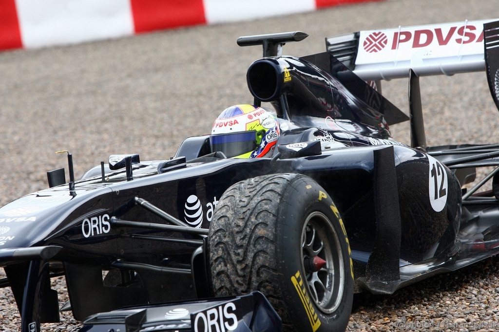 Barcelona Test Febbraio 2011, 20.02.2011- Pastor Maldonado (VEN), Williams FW33  stopped in the track