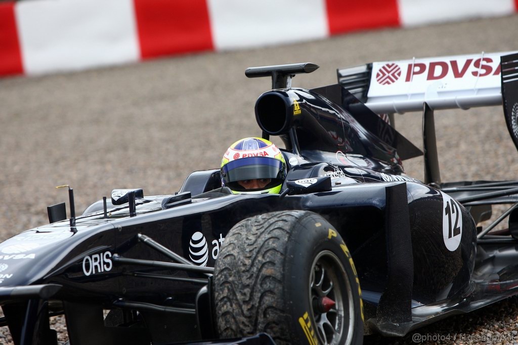 Barcelona Test Febbraio 2011, 20.02.2011- Pastor Maldonado (VEN), Williams FW33  stopped in the track