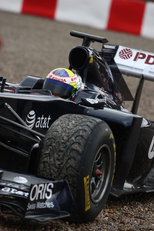 Barcelona Test Febbraio 2011, 20.02.2011- Pastor Maldonado (VEN), Williams FW33 