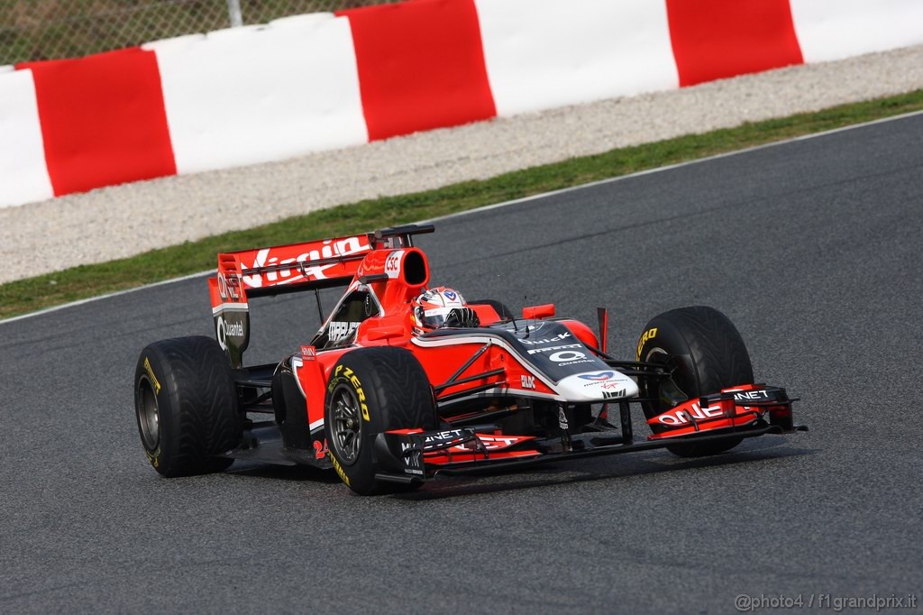 Barcelona Test Febbraio 2011, 20.02.2011- Timo Glock (GER), Marussia Virgin Racing VR-02 