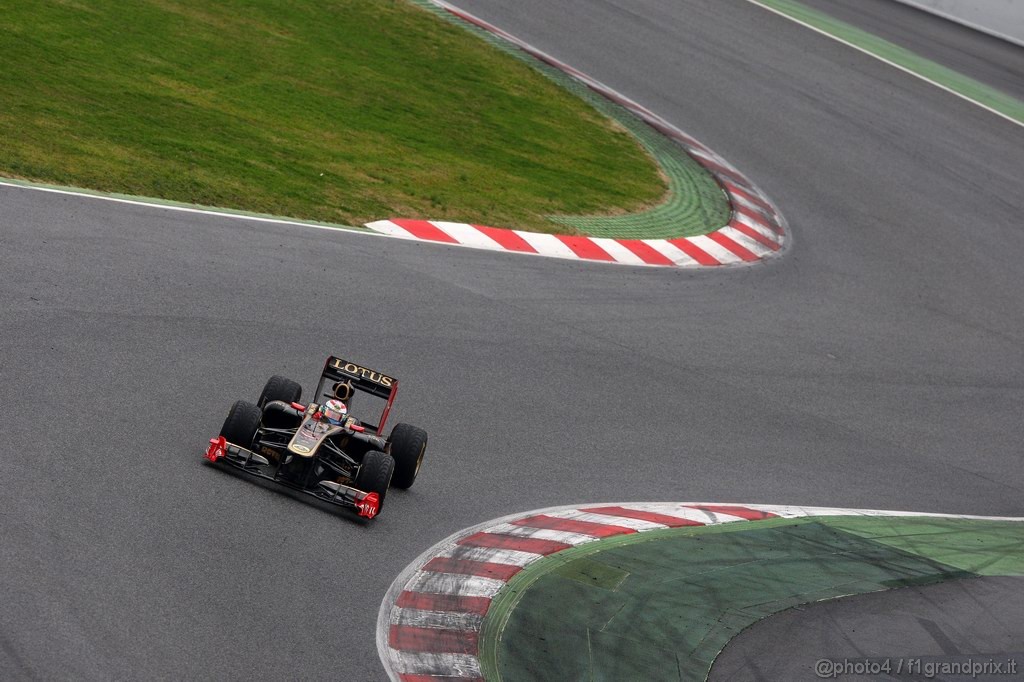 Barcelona Test Febbraio 2011, 20.02.2011- Vitaly Petrov (RUS), Lotus Renault GP, R31 