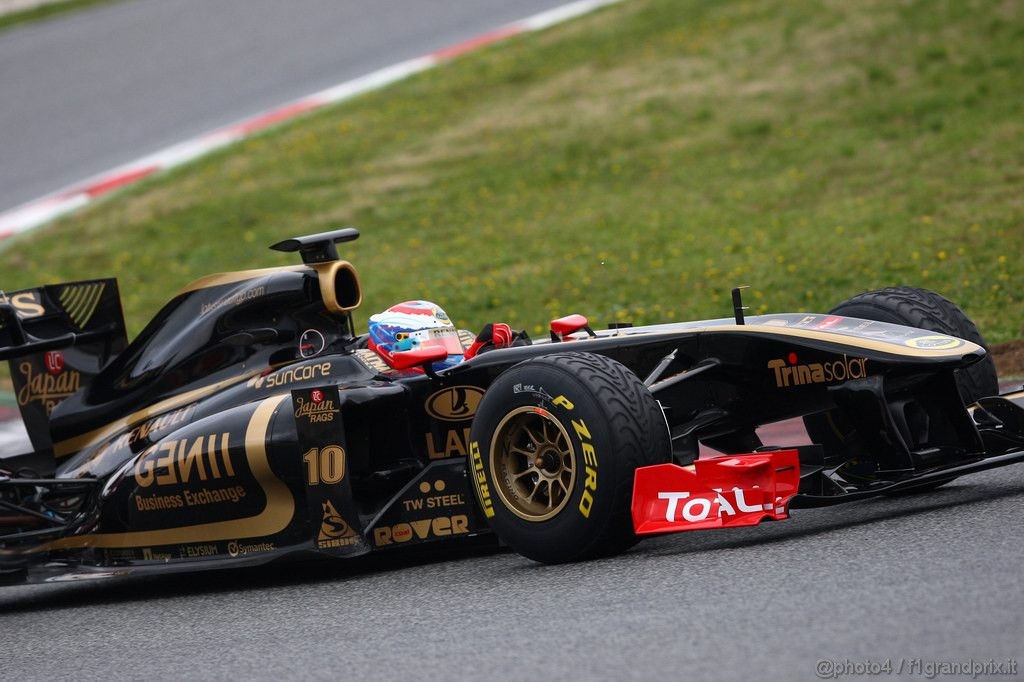 Barcelona Test Febbraio 2011, 20.02.2011- Vitaly Petrov (RUS), Lotus Renault GP, R31 