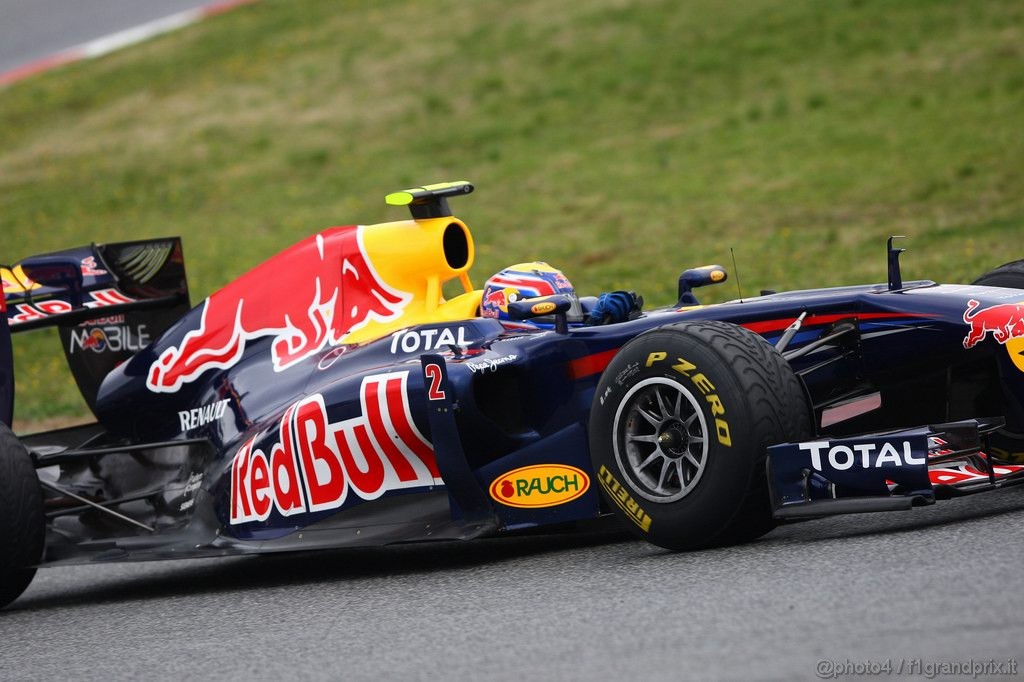 Barcelona Test Febbraio 2011, 20.02.2011- Mark Webber (AUS), Red Bull Racing, RB7 