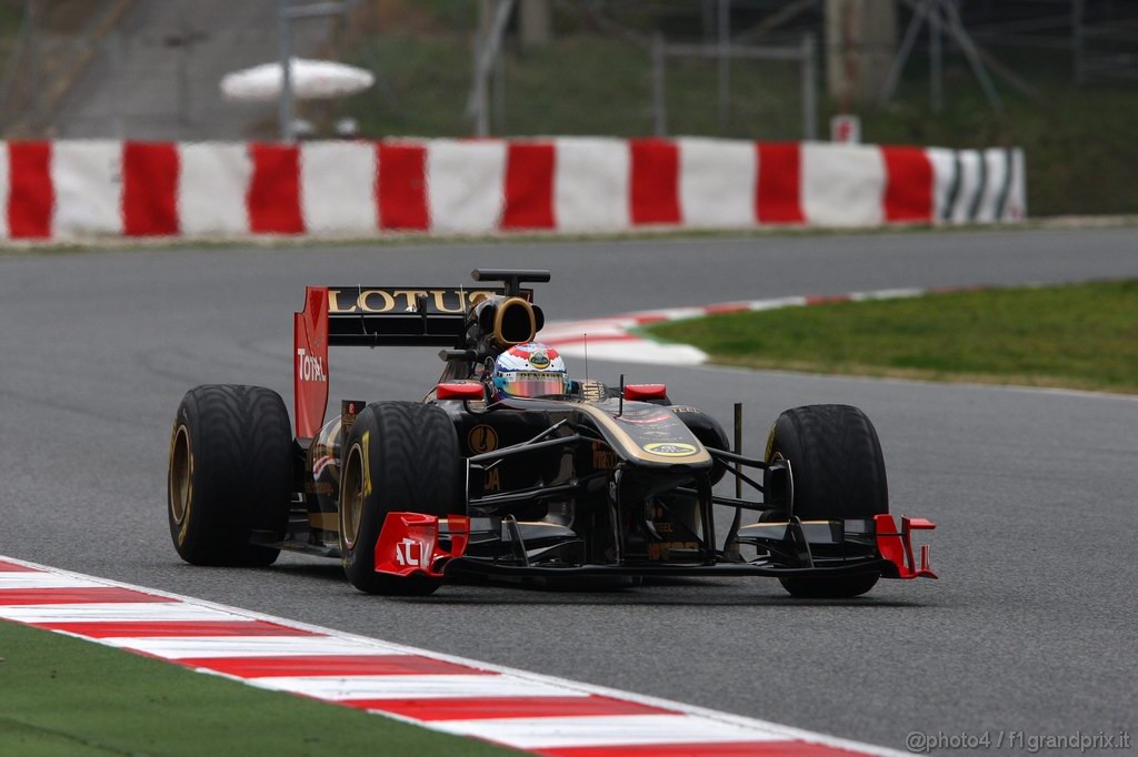 Barcelona Test Febbraio 2011, 20.02.2011- Vitaly Petrov (RUS), Lotus Renault GP, R31 