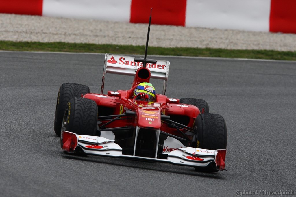 Barcelona Test Febbraio 2011, 20.02.2011- Felipe Massa (BRA), Ferrari, F-150 Italia 