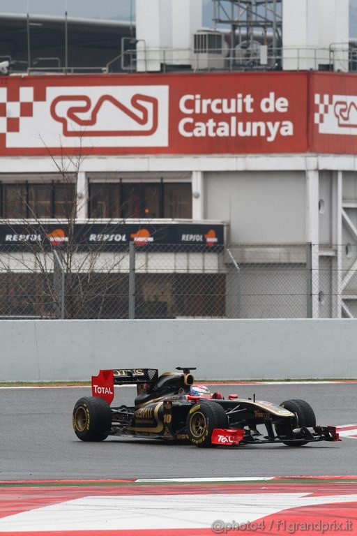 Barcelona Test Febbraio 2011, 20.02.2011- Vitaly Petrov (RUS), Lotus Renault GP, R31 