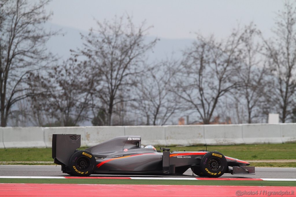 Barcelona Test Febbraio 2011, 20.02.2011- Narain Karthikeyan (IND), Hispania Racing F1 Team, HRT 