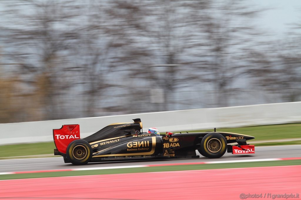 Barcelona Test Febbraio 2011, 20.02.2011- Vitaly Petrov (RUS), Lotus Renault GP, R31 