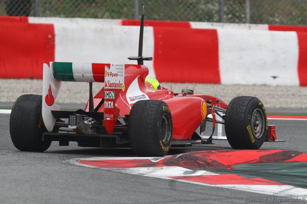 Barcelona Test Febbraio 2011, 20.02.2011- Felipe Massa (BRA), Ferrari, F-150 Italia 