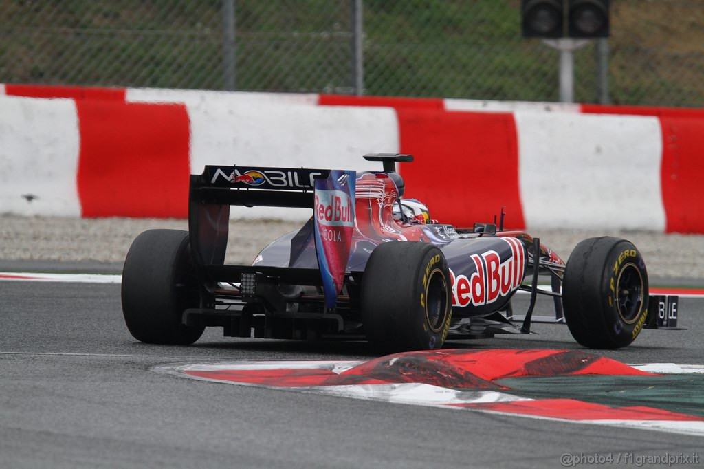 Barcelona Test Febbraio 2011, 20.02.2011- Daniel Ricciardo (AUS), Test Driver Scuderia Toro Rosso, STR6 