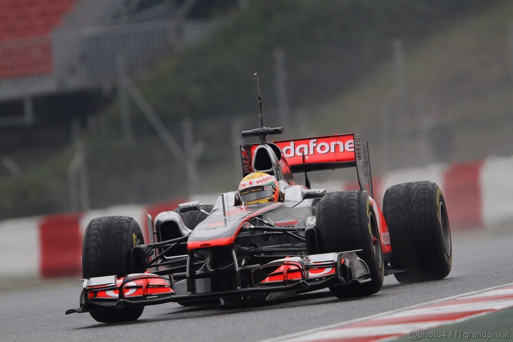 Barcelona Test Febbraio 2011, 20.02.2011- Lewis Hamilton (GBR), McLaren  Mercedes, MP4-26 