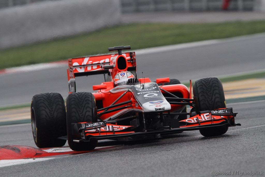 Barcelona Test Febbraio 2011, 20.02.2011- Timo Glock (GER), Marussia Virgin Racing VR-02 