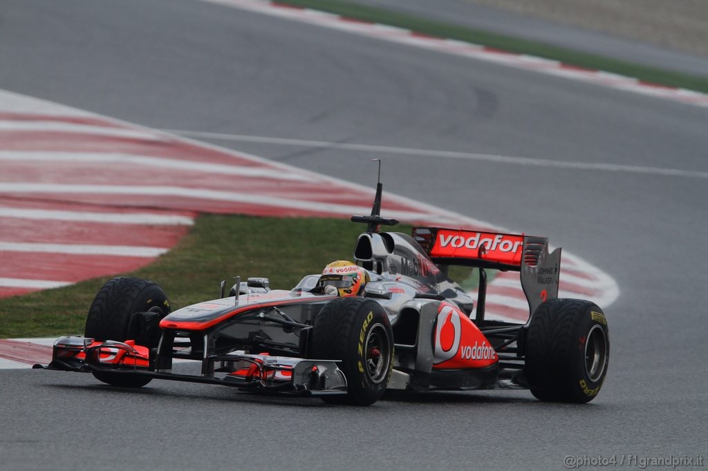 Barcelona Test Febbraio 2011, 20.02.2011- Lewis Hamilton (GBR), McLaren  Mercedes, MP4-26 