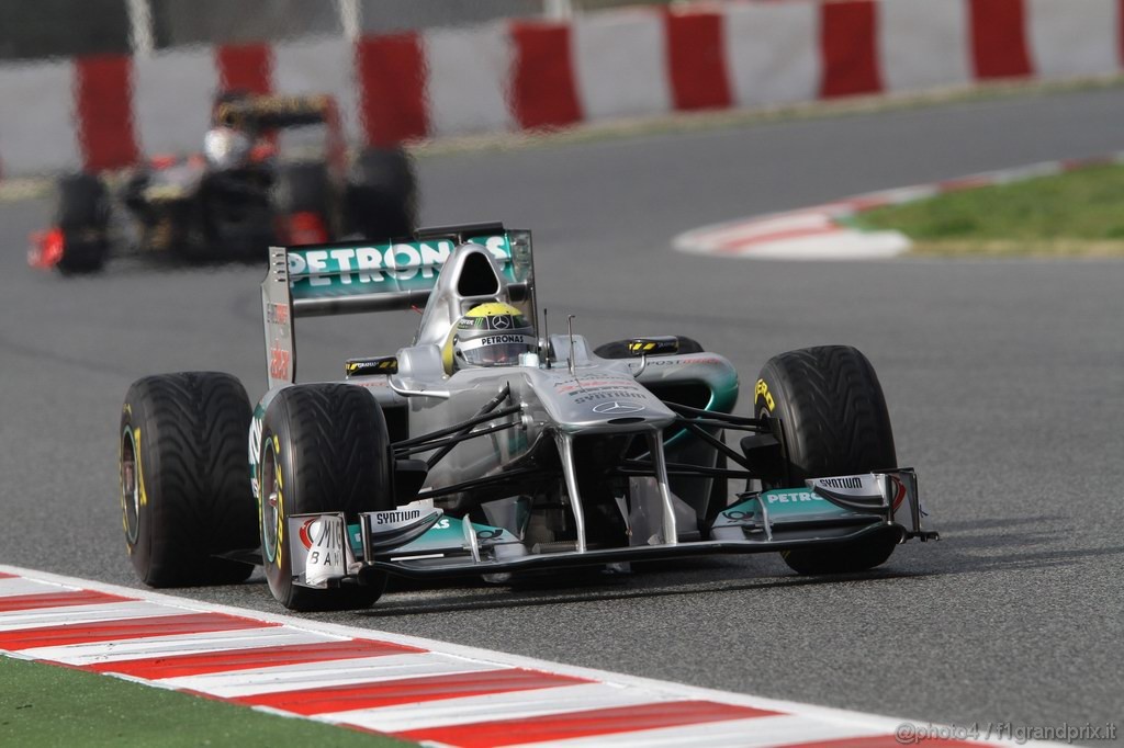 Barcelona Test Febbraio 2011, 20.02.2011- Nico Rosberg (GER), Mercedes GP Petronas F1 Team, MGP W02 