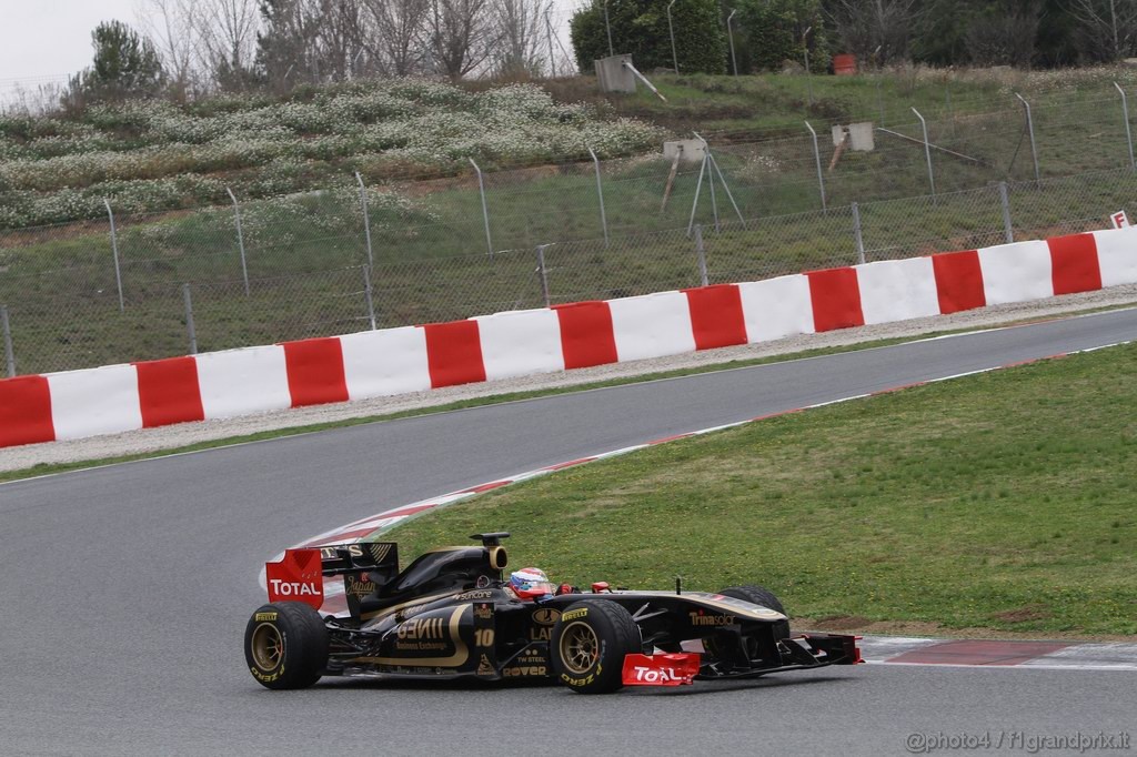 Barcelona Test Febbraio 2011, 20.02.2011- Vitaly Petrov (RUS), Lotus Renault GP, R31 