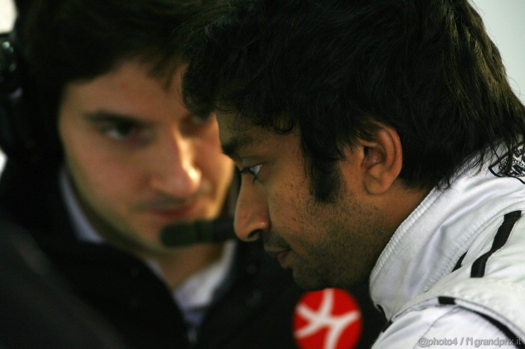 Barcelona Test Febbraio 2011, 20.02.2011- Narain Karthikeyan (IND), Hispania Racing F1 Team, HRT 