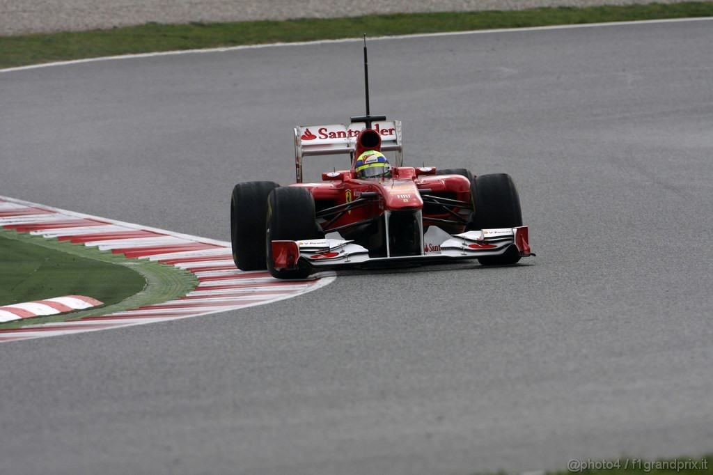 Barcelona Test Febbraio 2011, 20.02.2011- Felipe Massa (BRA), Ferrari, F-150 Italia 