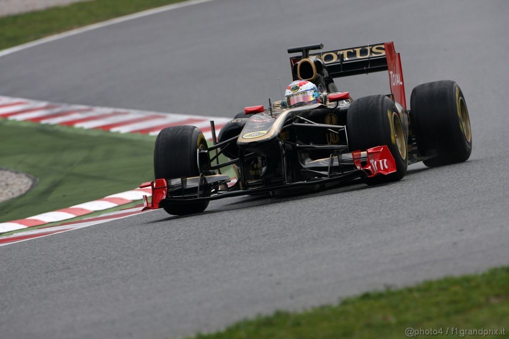 Barcelona Test Febbraio 2011, 20.02.2011- Vitaly Petrov (RUS), Lotus Renault GP, R31 