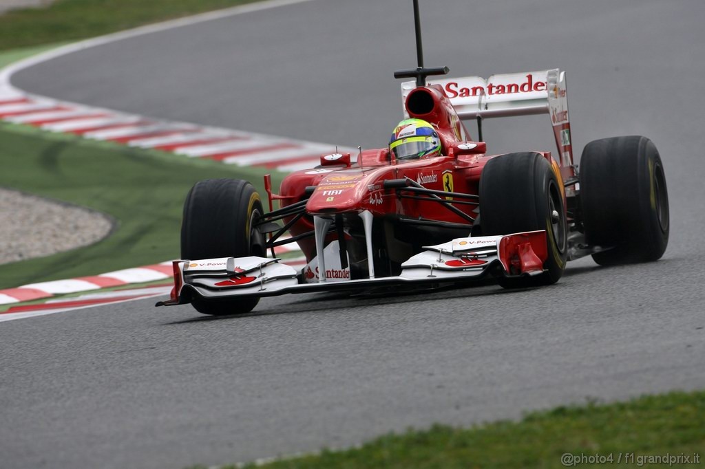 Barcelona Test Febbraio 2011, 20.02.2011- Felipe Massa (BRA), Ferrari, F-150 Italia 