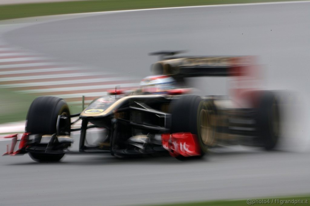 Barcelona Test Febbraio 2011, 20.02.2011- Vitaly Petrov (RUS), Lotus Renault GP, R31 