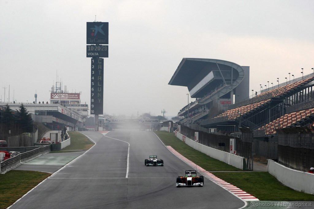 Barcelona Test Febbraio 2011, 20.02.2011- Adrian Sutil (GER), Force India F1 Team, VJM04 