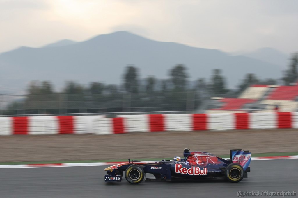 Barcelona Test Febbraio 2011, 20.02.2011- Daniel Ricciardo (AUS), Test Driver Scuderia Toro Rosso, STR6 