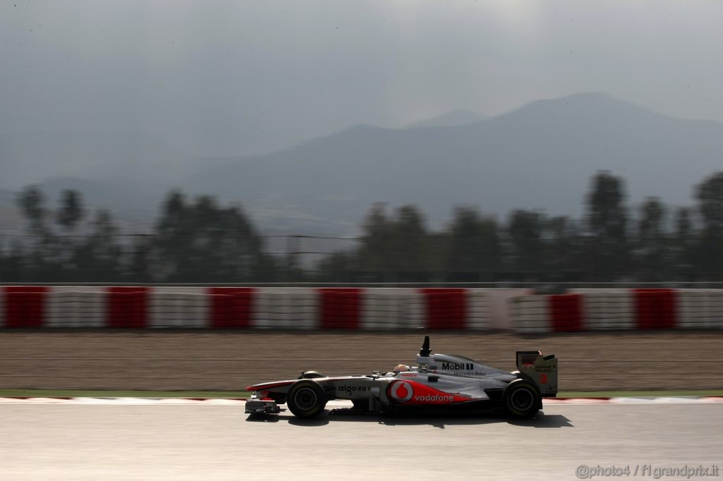 Barcelona Test Febbraio 2011, 20.02.2011- Lewis Hamilton (GBR), McLaren  Mercedes, MP4-26 