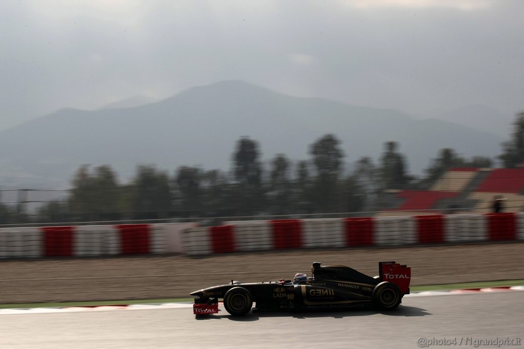 Barcelona Test Febbraio 2011, 20.02.2011- Vitaly Petrov (RUS), Lotus Renault GP, R31 