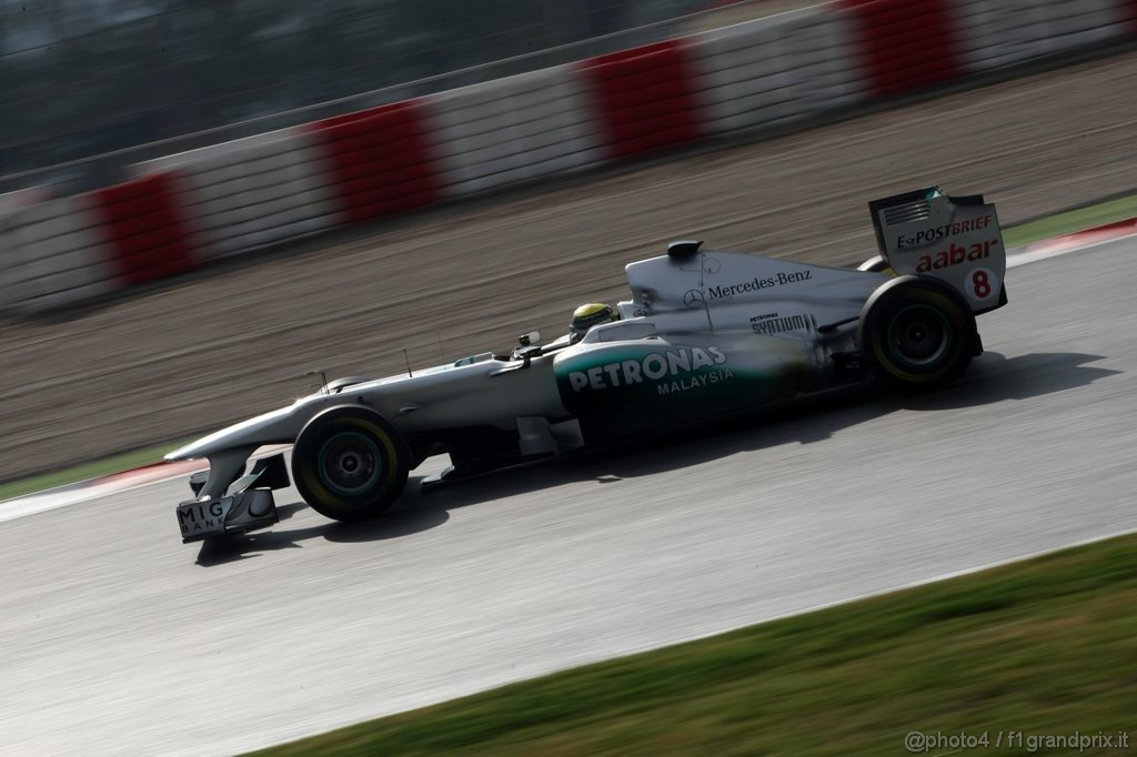 Barcelona Test Febbraio 2011, 20.02.2011- Nico Rosberg (GER), Mercedes GP Petronas F1 Team, MGP W02 