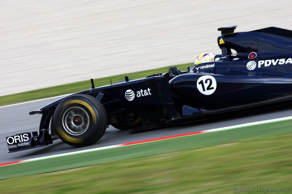 Barcelona Test Febbraio 2011, 20.02.2011- Pastor Maldonado (VEN), Williams FW33 