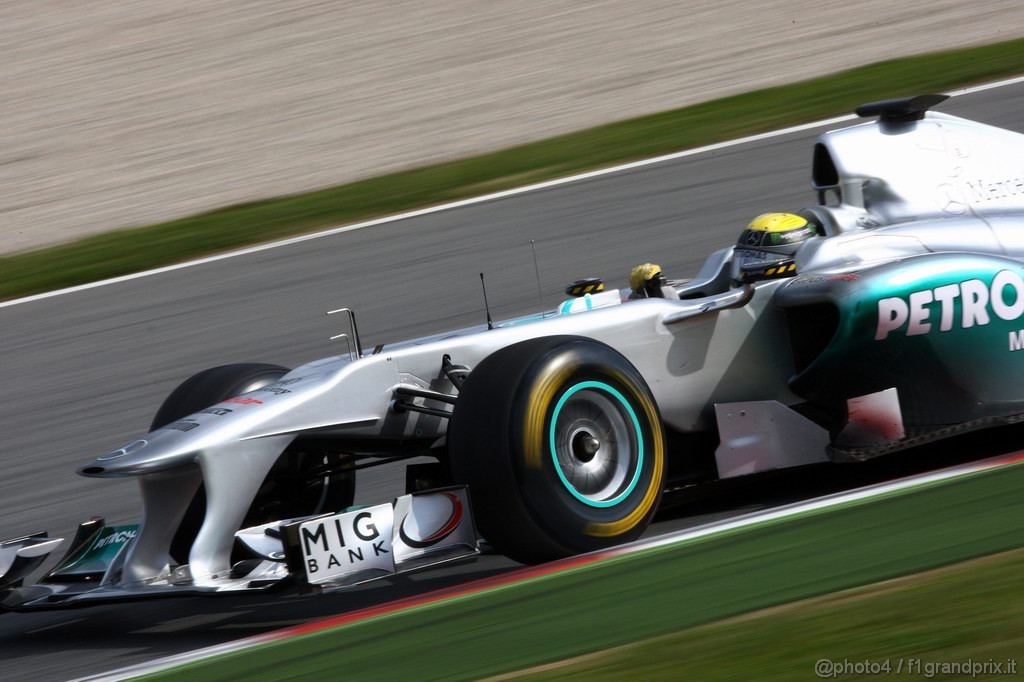 Barcelona Test Febbraio 2011, 20.02.2011- Nico Rosberg (GER), Mercedes GP Petronas F1 Team, MGP W02 