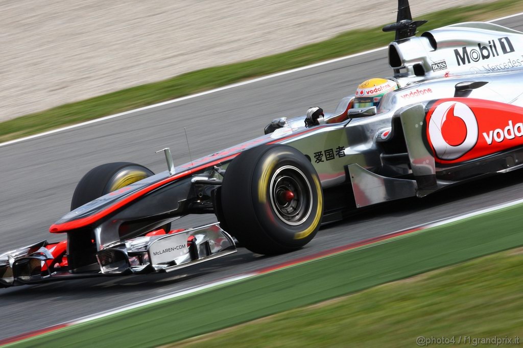 Barcelona Test Febbraio 2011, 20.02.2011- Lewis Hamilton (GBR), McLaren  Mercedes, MP4-26 