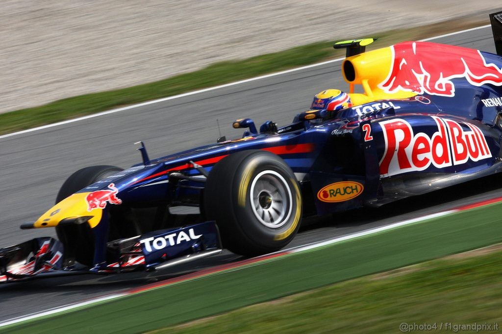 Barcelona Test Febbraio 2011, 20.02.2011- Mark Webber (AUS), Red Bull Racing, RB7 