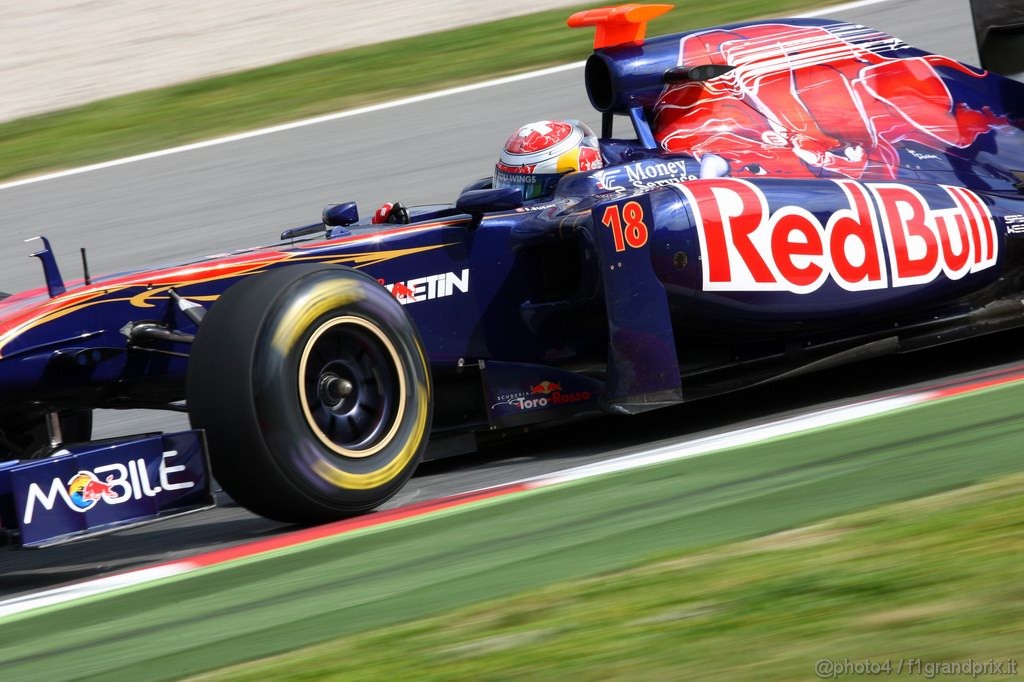 Barcelona Test Febbraio 2011, 20.02.2011- Sébastien Buemi (SUI), Scuderia Toro Rosso, STR6 