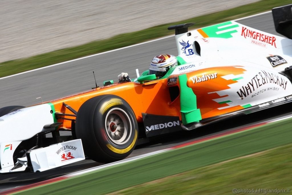 Barcelona Test Febbraio 2011, 20.02.2011- Adrian Sutil (GER), Force India F1 Team, VJM04 