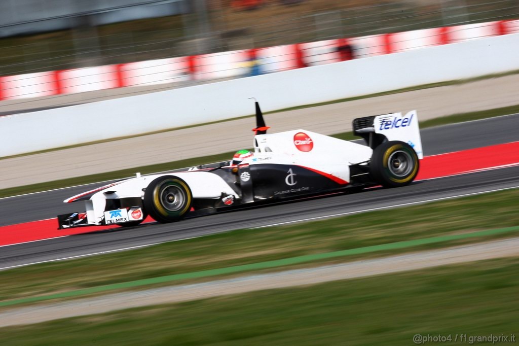 Barcelona Test Febbraio 2011, 20.02.2011- Sergio Pérez (MEX), Sauber F1 Team C30 