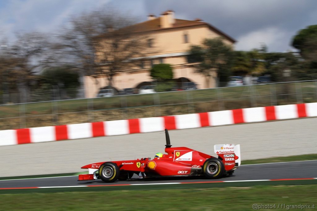 Barcelona Test Febbraio 2011, 20.02.2011- Felipe Massa (BRA), Ferrari, F-150 Italia 