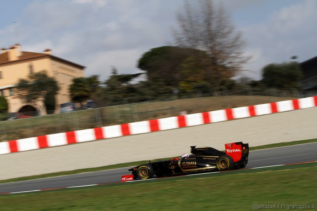 Barcelona Test Febbraio 2011, 20.02.2011- Vitaly Petrov (RUS), Lotus Renault GP, R31 