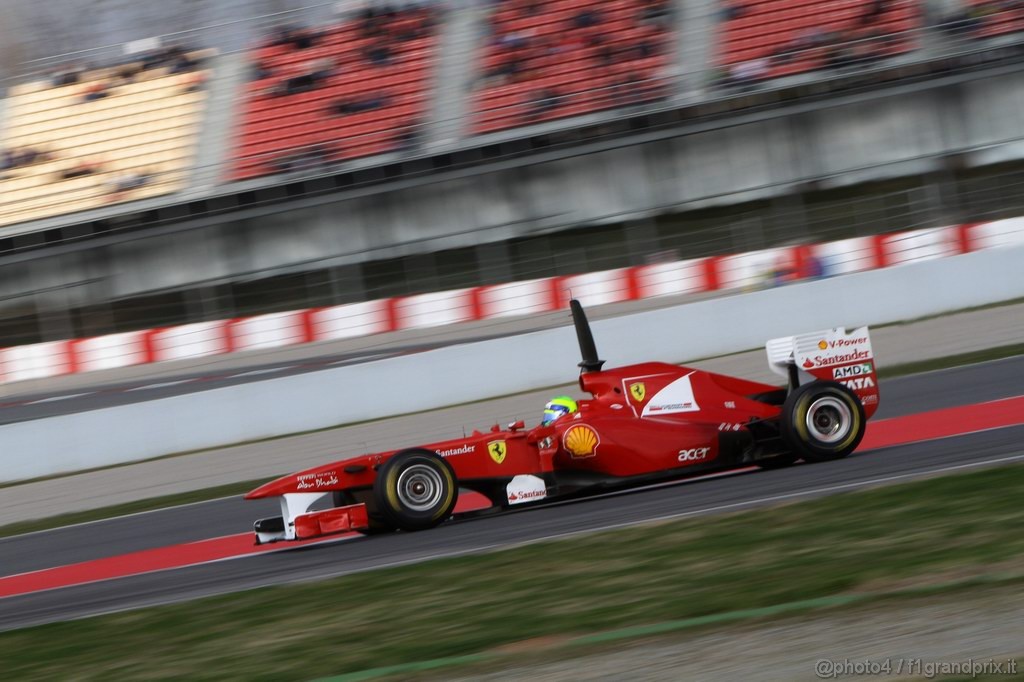 Barcelona Test Febbraio 2011, 20.02.2011- Felipe Massa (BRA), Ferrari, F-150 Italia 